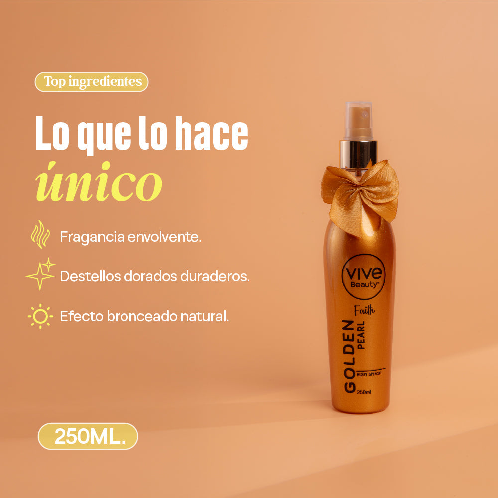 BODY SPLASH GOLDEN PEARL FAITH 250ML