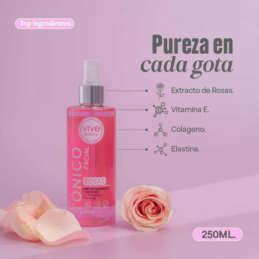 TÓNICO DE ROSAS 250 ML