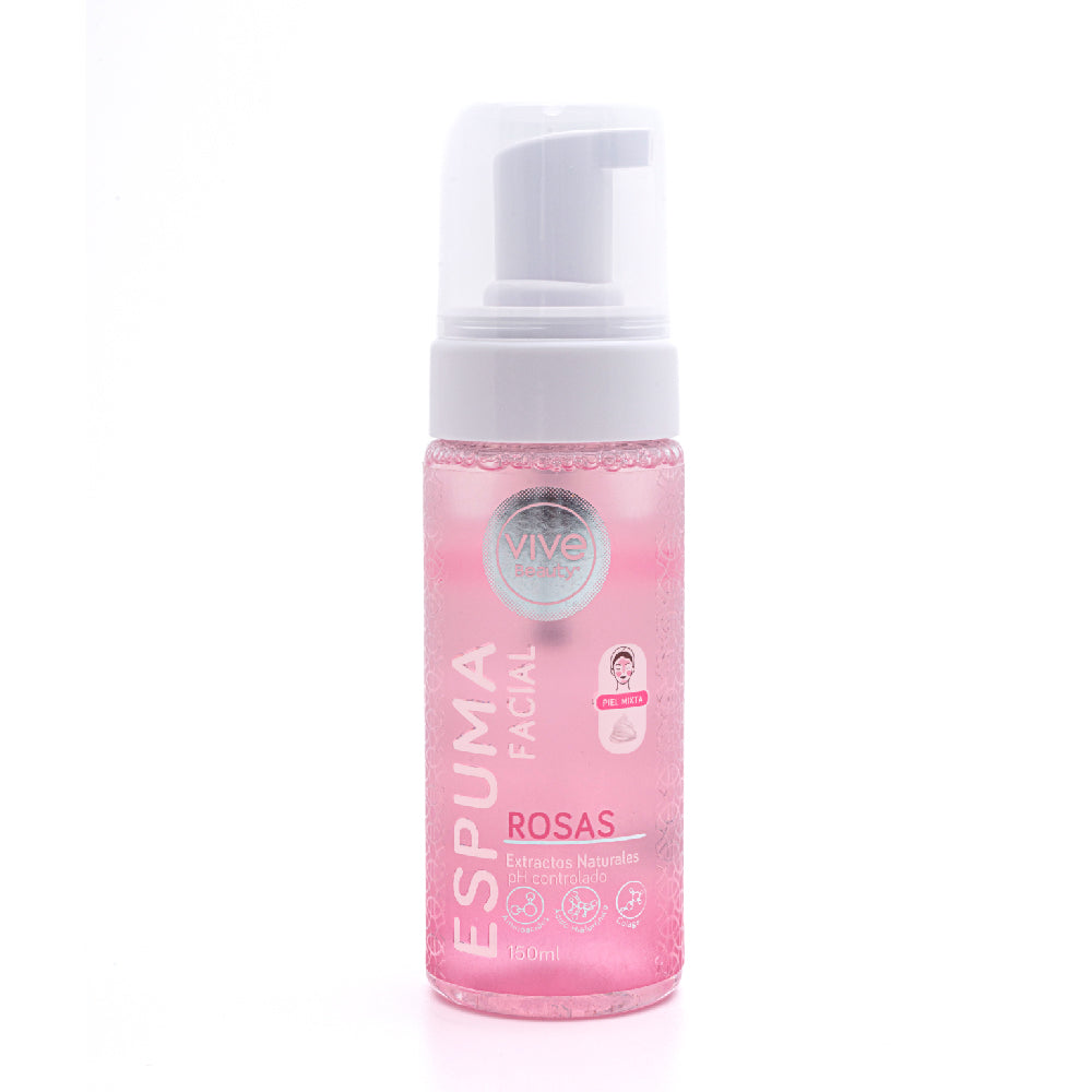 Espuma facial Rosas – 150ML