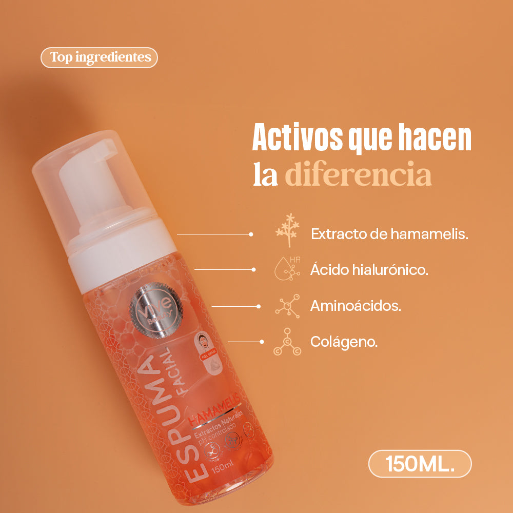 Espuma Facial hamamelis – 150ML