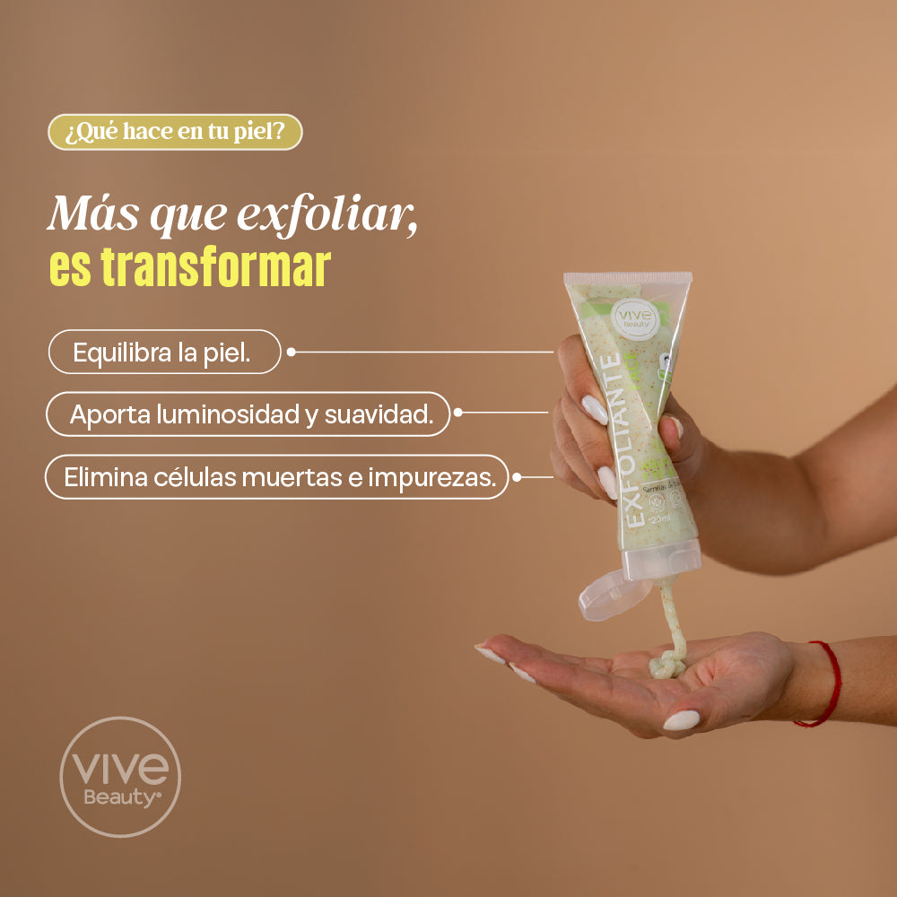 EXFOLIANTE FACIAL AGUACATE Y TE VERDE 120 ML