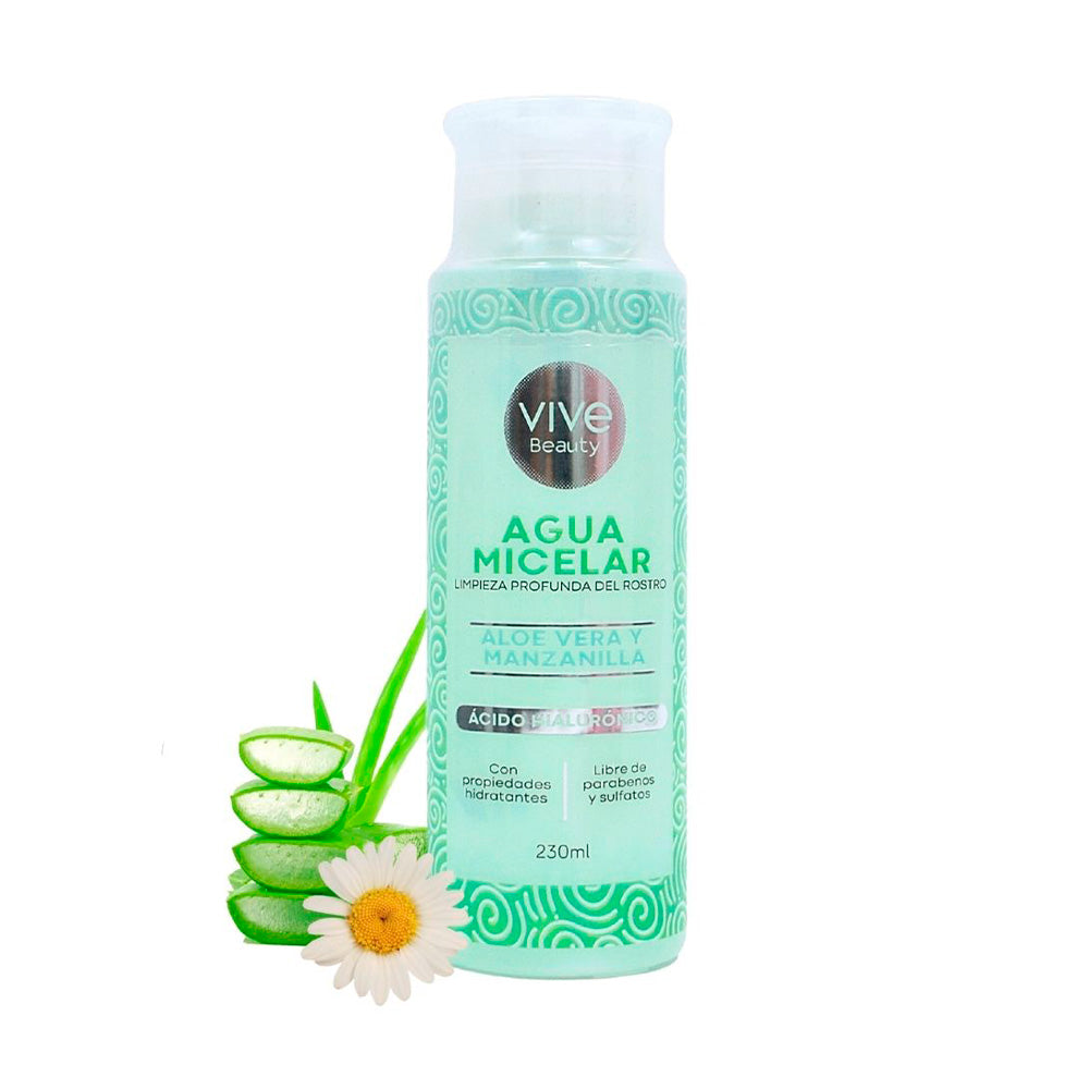 AGUA MICELAR ALOE VERA Y MANZANILLA 230 ML