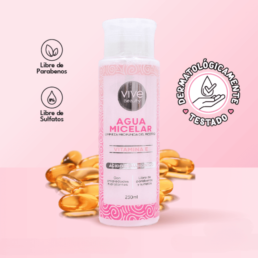 AGUA MICELAR VITAMINA E 230 ML