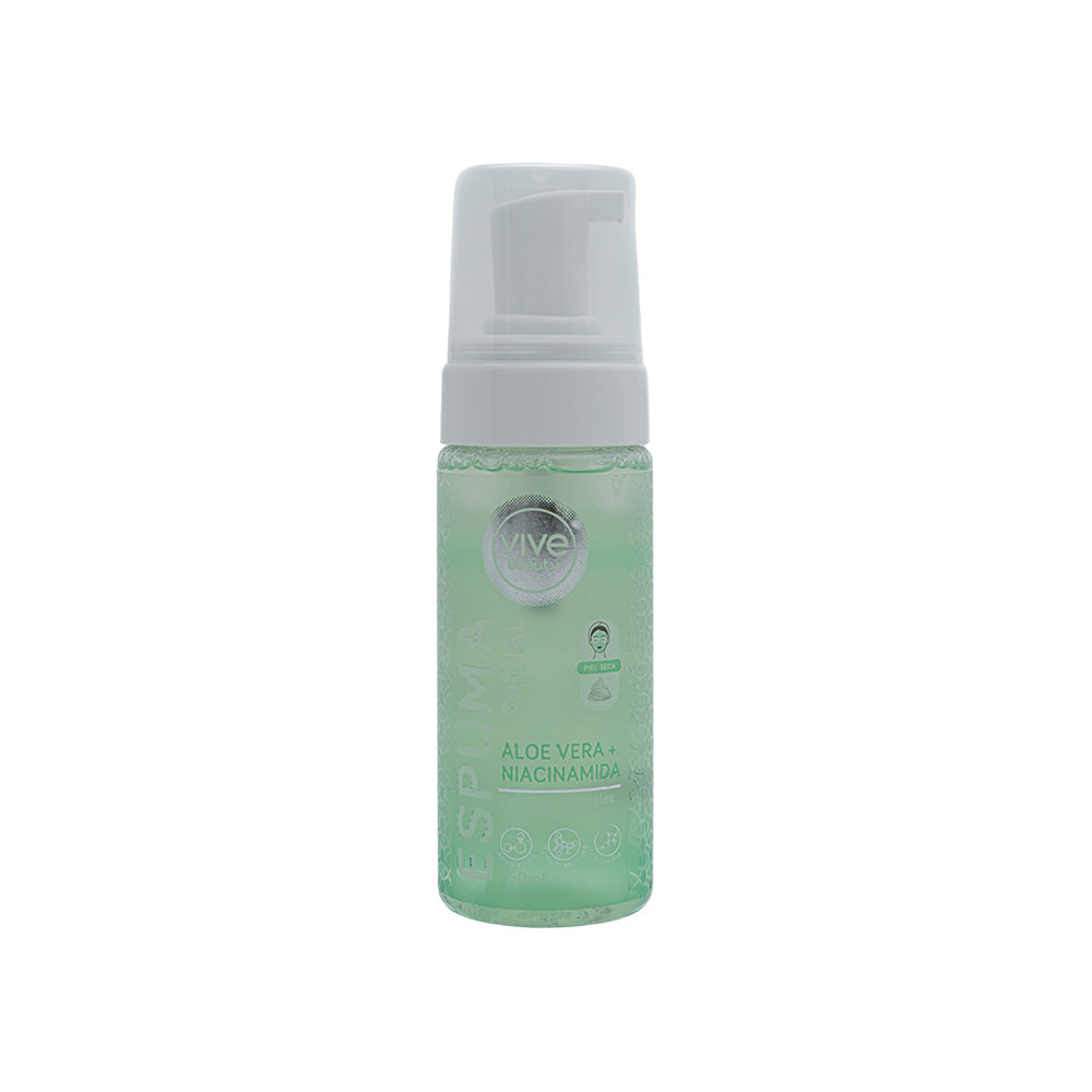 Espuma Facial Áloe vera + Niacinamida – 150ML