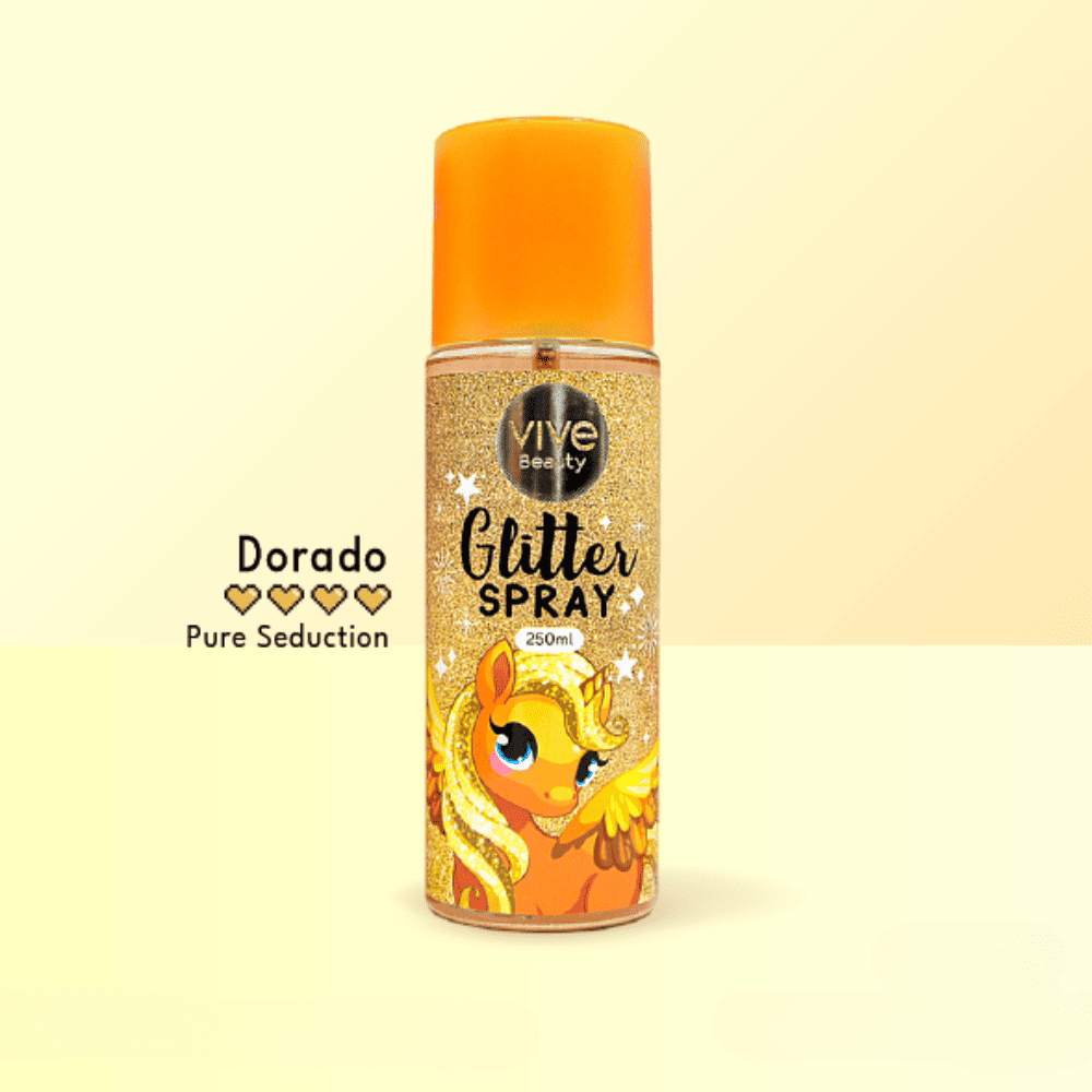 BODY SPLASH GLITTER DORADO 250ml