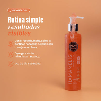 Jabón facial Hamamelis  – 240ML